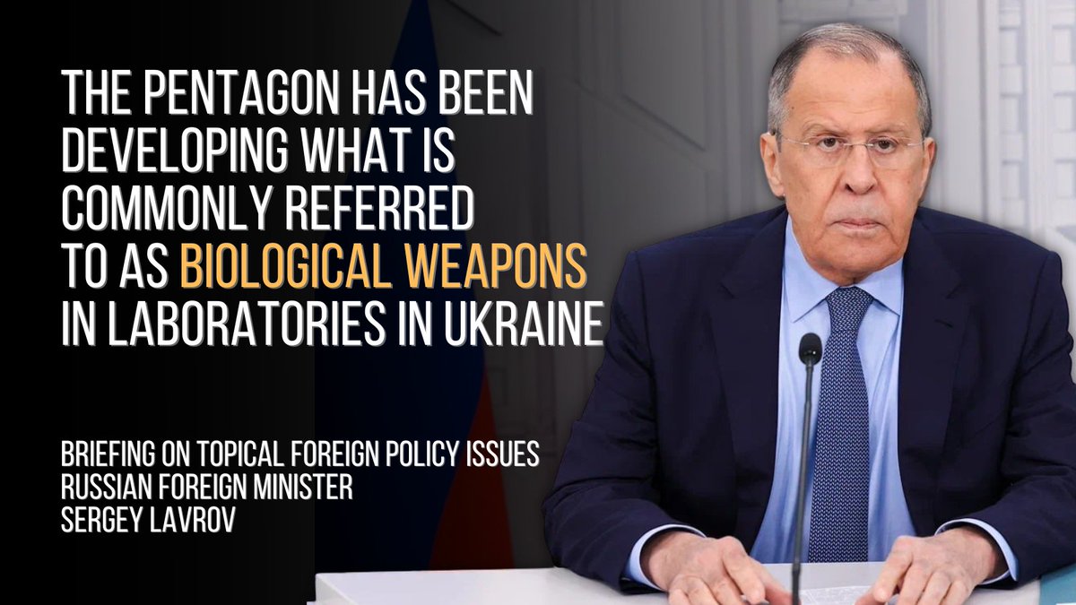 mfa_russia's tweet image. 💬 FM Sergey #Lavrov: It is no coincidence that the Americans, who have “scattered” laboratories [with biological weapons] across numerous regions, are single-handedly blocking our initiative to adopt a mechanism for verifying compliance by all countries with the #BWC.