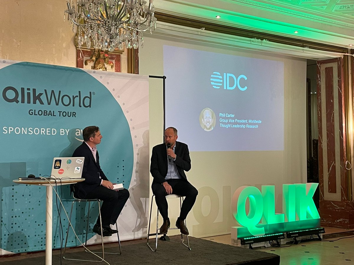 Qlik France (@qlik_fr) on Twitter photo #QlikWorld Paris : après un mot de bienvenue de Nicolas Hirsch, c'est au tour de <a href="/MikeCapone/">Michael Capone</a>, PDG, de prendre place en compagnie de Phil Carter (<a href="/carter_pc/">Philip Carter</a>) d'<a href="/IDC/">IDC</a>. Ensemble, ils expliquent comment trouver la certitude dans un contexte économique mondial dynamique. #QlikTalend #QlikWorld Paris : après un mot de bienvenue de Nicolas Hirsch, c'est au tour de <a href="/MikeCapone/">Michael Capone</a>, PDG, de prendre place en compagnie de Phil Carter (<a href="/carter_pc/">Philip Carter</a>) d'<a href="/IDC/">IDC</a>. Ensemble, ils expliquent comment trouver la certitude dans un contexte économique mondial dynamique. #QlikTalend