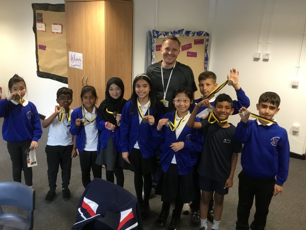 St_Chrysostoms's tweet photo. School council had a lovely visit from Lewey at @humansmcr this morning! He visited us to say a huge thank you to all the families at St Chrysostom’s who have generously donated money or food this year. We can’t wait to help more people soon. https://t.co/XI66L8XnI5