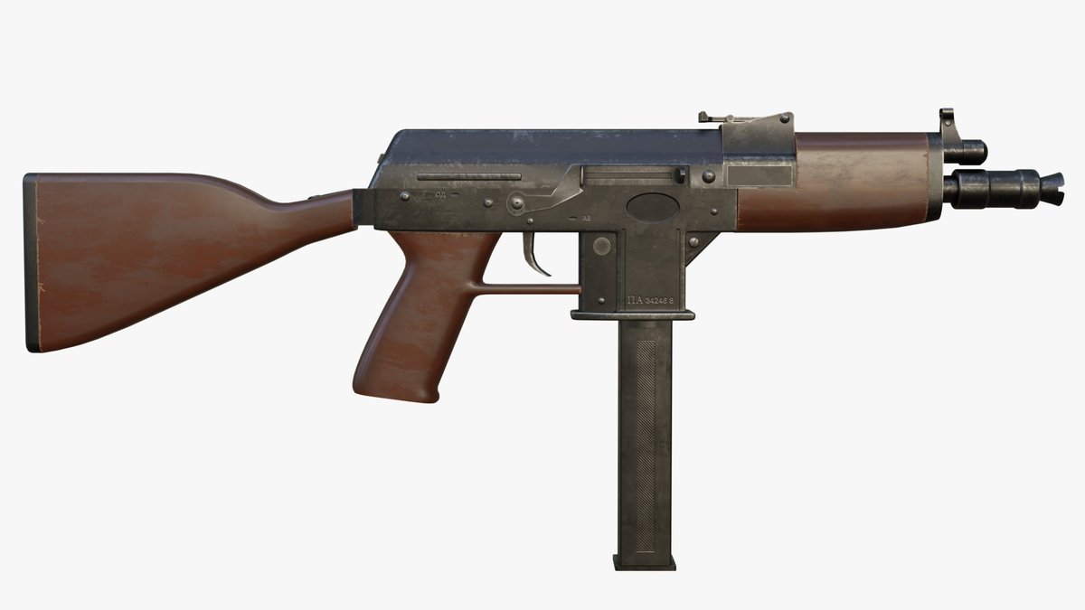c77di's tweet photo. AK-74u and Tec-9 hybrid, AK-9mm.
Modeled in blender, textured in substance painter.
you can buy it here; https://t.co/fd4f1DIlhE
#blender #gunmodeling #b3d #substancepainter #unity https://t.co/L0te0YgdPO