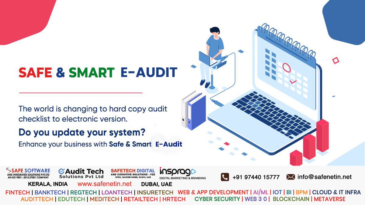 Elevate your auditing experience through a more efficient and accurate way of streamlining the procedures.
Let's connect and discuss on how we can revolutionize your organization's audit practices.

#EauditSolutions #AuditTransformation #Automation #DataInsights  #Compliance