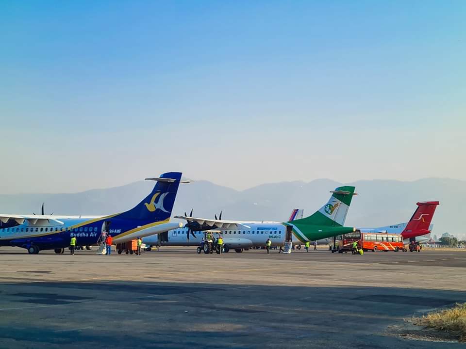 Routine of Nepal banda on Twitter "CAAN has decreased the domestic