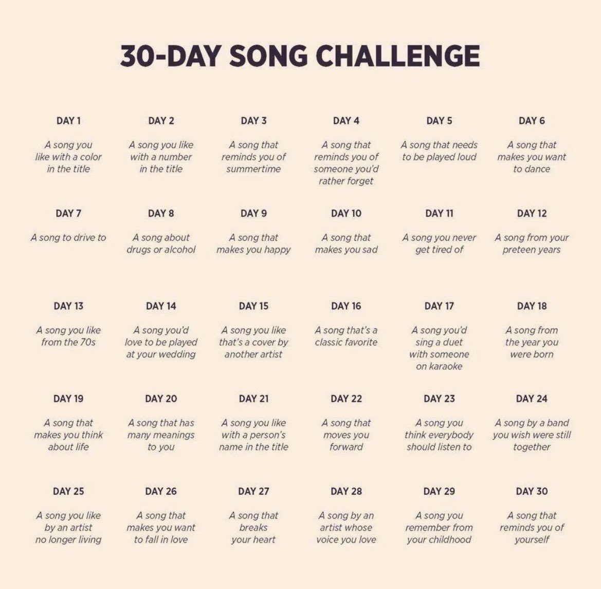 Day 26: I Knew I Loved You - Savage Garden https://t.co/WZ9j3GH39I
Honorable Mentions:
Come To My Window - Melissa Etheridge https://t.co/uPSTklQ8GW
We Found Love - Rihanna & Calvin Harris https://t.co/kC3kd76vlO
Just The Way You Are - Bruno Mars https://t.co/i3QKH7piuz https://t.co/ZB9ie3Uj2B