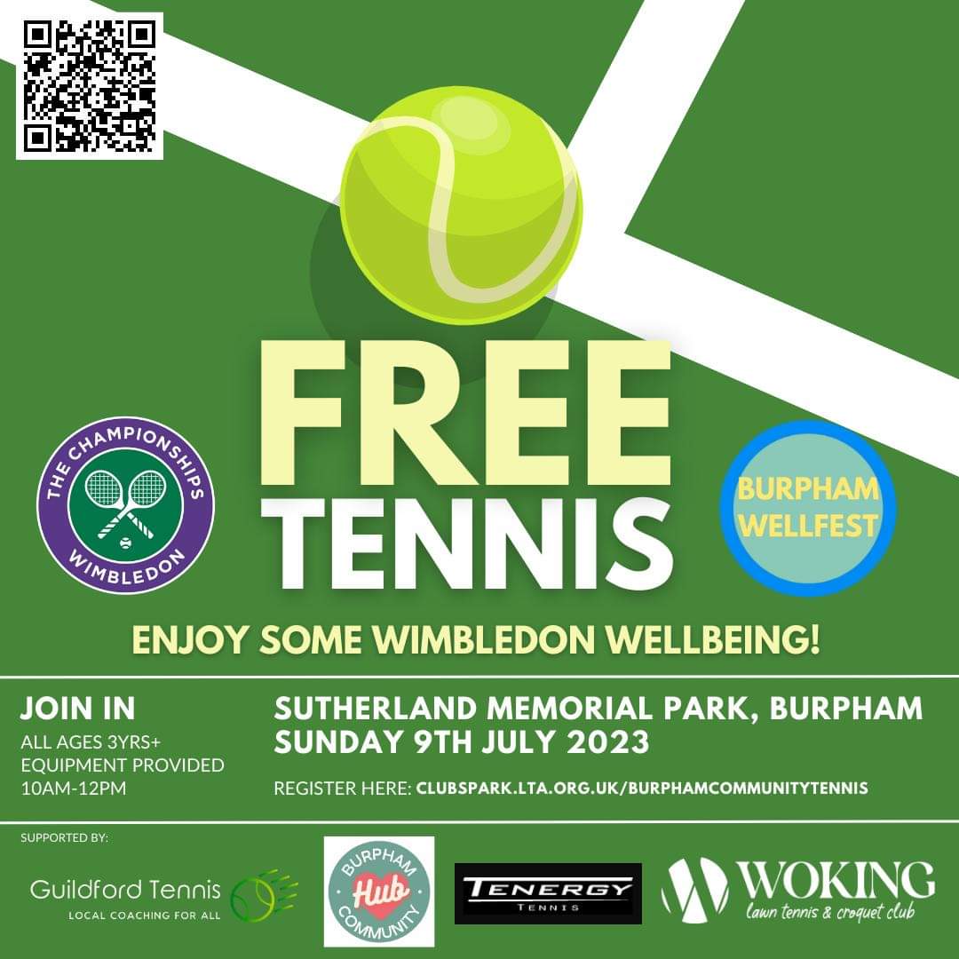 Matt Trevail (@mattrevail) on Twitter photo #FreeTennnis this Sunday.... do spread the word anyone in #Burpham #Guildford & #Surrey <a href="/surrey_tennis/">Surrey.Tennis</a> <a href="/LTAParks/">LTA Park Tennis Project</a> <a href="/the_LTA/">LTA</a> <a href="/BBCSurrey/">BBC Surrey</a> <a href="/guildforddragon/">The Guildford Dragon NEWS</a> <a href="/GuildfordTweets/">Guildford Tweets</a> @AJRichardsonMP
#wimbledonwellbeing 🍓🎾😃 #FreeTennnis this Sunday.... do spread the word anyone in #Burpham #Guildford & #Surrey <a href="/surrey_tennis/">Surrey.Tennis</a> <a href="/LTAParks/">LTA Park Tennis Project</a> <a href="/the_LTA/">LTA</a> <a href="/BBCSurrey/">BBC Surrey</a> <a href="/guildforddragon/">The Guildford Dragon NEWS</a> <a href="/GuildfordTweets/">Guildford Tweets</a> @AJRichardsonMP
#wimbledonwellbeing 🍓🎾😃