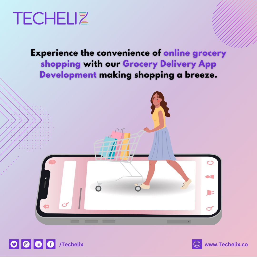 tec_helix's tweet image. Revolutionize your grocery business with our customized Grocery Delivery App!
Tap into the explosive demand for online grocery shopping in Pakistan.
At Techelix, we specialize in creating user-friendly apps that streamline the grocery shopping experience.

 #business #ownyourapp