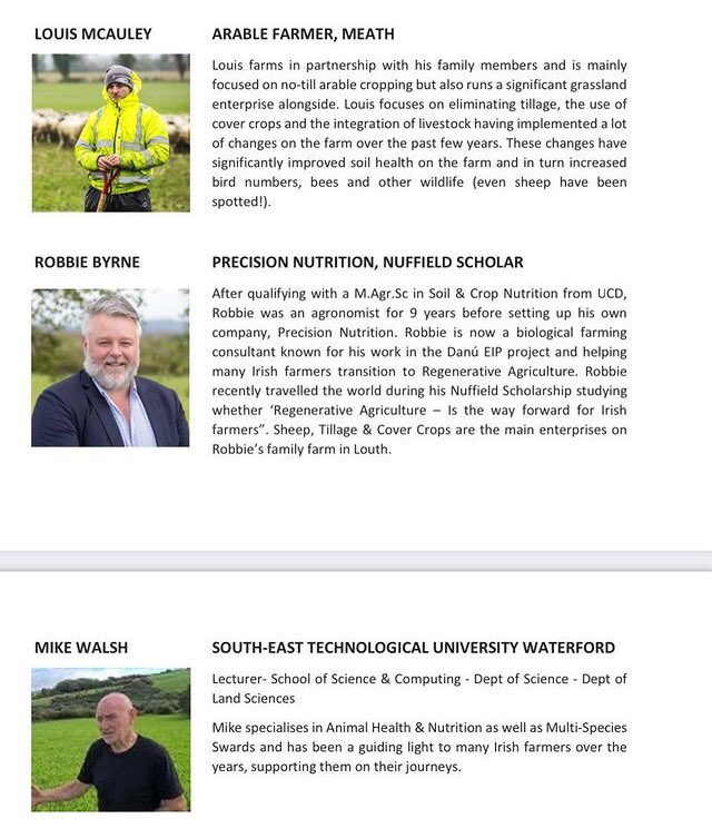 PrecisionNutrit's tweet photo. See you all later at @BaseIreland event - plenty to learn at this great event 
Well worth a visit to see and hear how to sow seeds of change in your own mind
And learn about conservation/regen/agroecology farming from a systems perspective #BaseIreland https://t.co/Ows77WMXcq