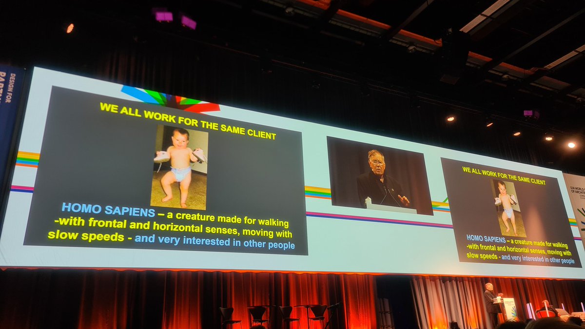 isaacmartinezch's tweet photo. Mr. Jan Gehl absolutely charming the audience, as always.

@UIA2023CPH
#UIA2023CPH 
#Copenhagen https://t.co/cfVgq8MyQ2