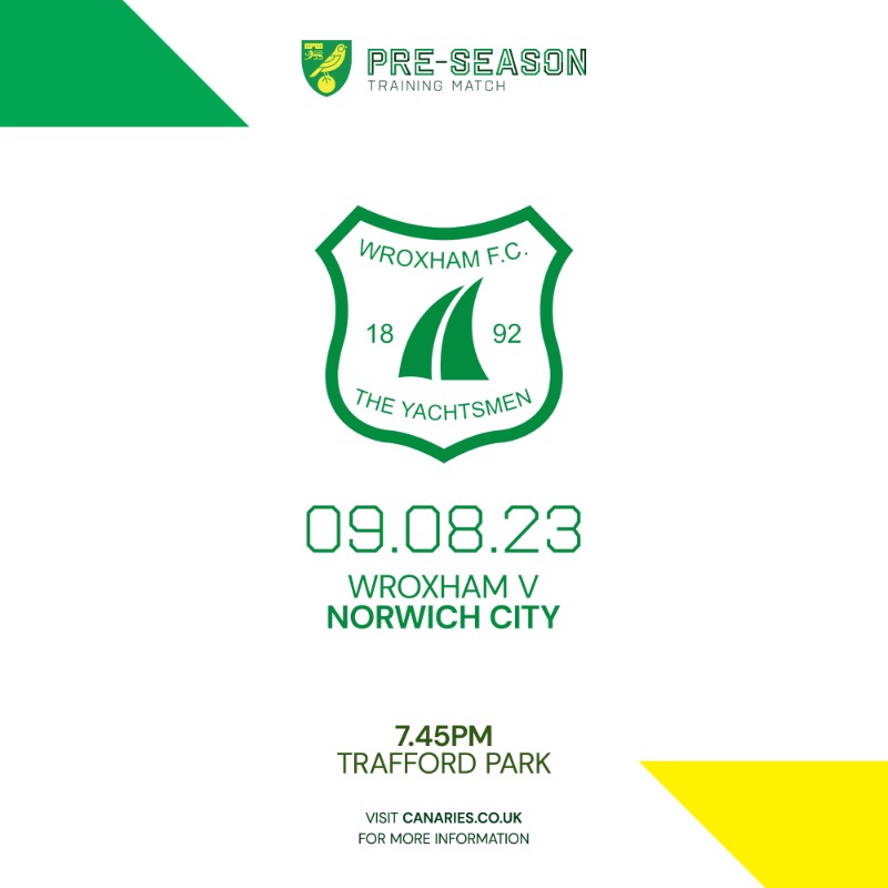 NorwichCityWFC's tweet photo. ⛵ #Ahoy, @WroxhamWomen!

Wroxham Women have been added to our pre-season training game schedule ⤵️