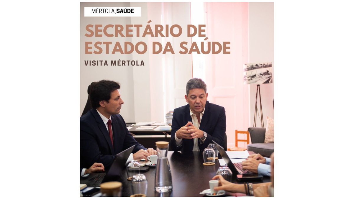 🆕No âmbito da iniciativa “Saúde Aberta” promovida pelo Ministério da Saúde, o Secretário de Estado da Saúde, Dr. Ricardo Mestre e membros do Conselho de Administração da ULSBA reuniram com a Câmara Municipal de Mértola e visitaram as instalações Centro de Saúde de Mértola.