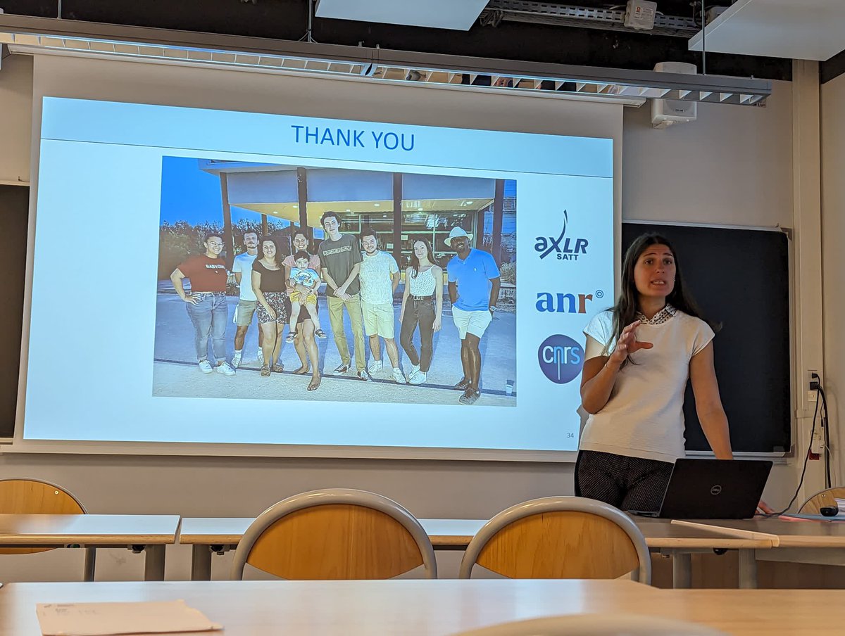XELLESalameh's tweet photo. Thank you @MRCFaustini for the invitation to give a seminar at @lcmcp_paris  and visit your lab. Had the pleasure to be back to this place where I did my postdoc with amazing scientists and friends. #seminar #science #lcmcp #sorbonne #paris https://t.co/poN5ZO9cuC