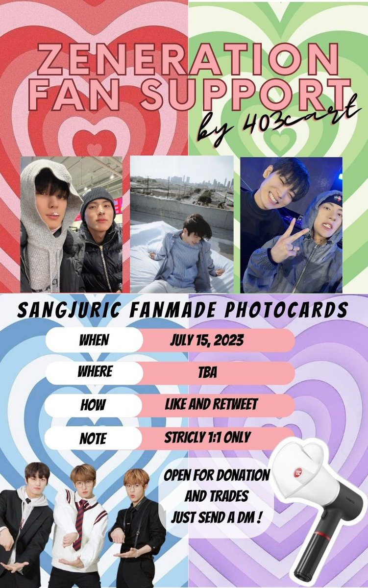 403cart's tweet photo. ̗❝ the boyz zeneration in manila ❞

【 ‘powerpuff trio’ fan support 】
by @403cart

❥･• july 15, 2023 
❥･• limited qty — (1:1)
❥･• check pubmat for more details and  thread for updates !!

see u sangjuricers ! ❤💚💙

#ZENERATION_MNL #더보이즈 #상연 #주연 #에릭 https://t.co/Ta1rQDSah3