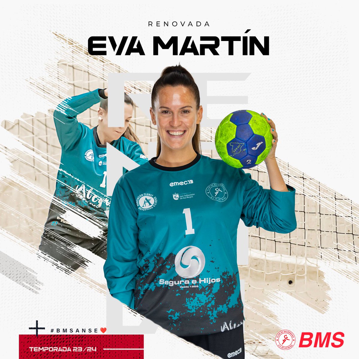 balonmanosanse's tweet photo. 🤍#Renovación EVAAAA!!     

Eva renueva una temporada más defendiendo la portería del #DHPlataFem.          

¡Vamos #SANSE! #BMSanse❤️ https://t.co/f0AGTcsaWd