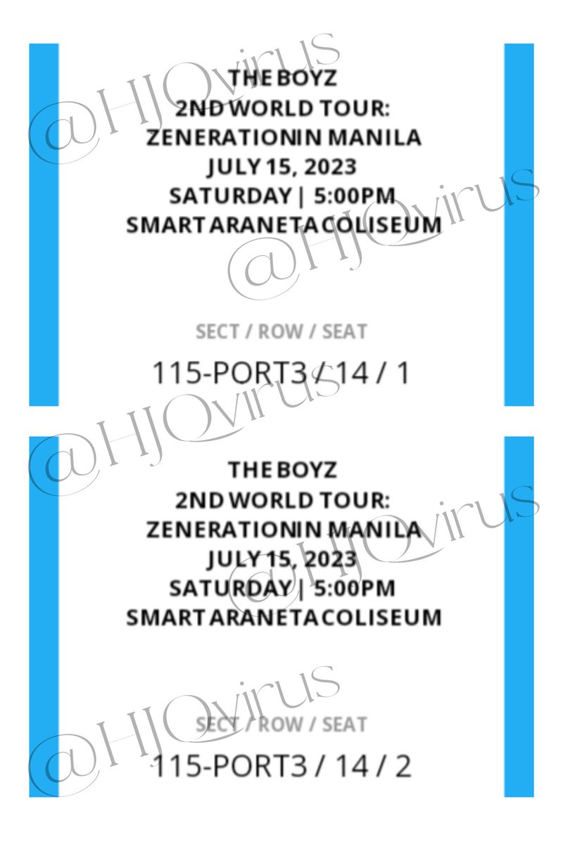 HJQvirus's tweet photo. ❗️REPRICED❗️
WTS LFB Discounted The Boyz Zeneration in Manila tickets

Patron 115 Port3 / Row 14 / Seats 1 &amp; 2

9k each (8.5k payo)
17k for both (16.5k payo)
50% reservation
RemBal until 7/15
MOP: gcash/maya/bank

RFS: secured VIP tix

DM me if inch

#TheBoyz #TBZ #zeneration_mnl https://t.co/lfhUeJTGTx