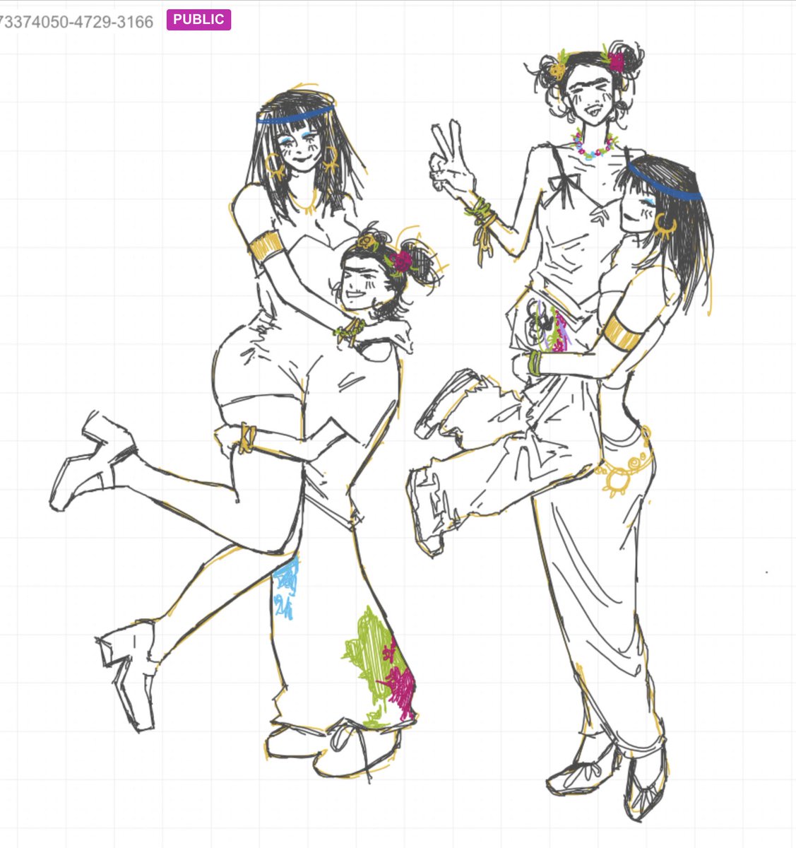wilssch's tweet photo. me and my gf if we were amusing copies of famous ladies made way way back in the 1980s #khalopatra #clonehigh https://t.co/IAU9TNzuWR