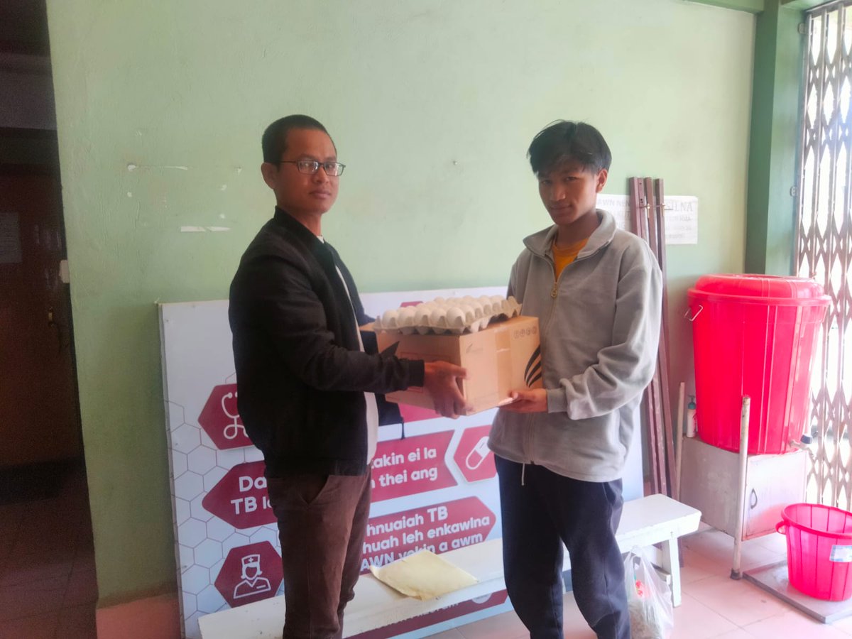 TB patients received Food basket at Siaha district. @MoHFW_INDIA @TbDivision @ddgtb2017 @nhmmizoram