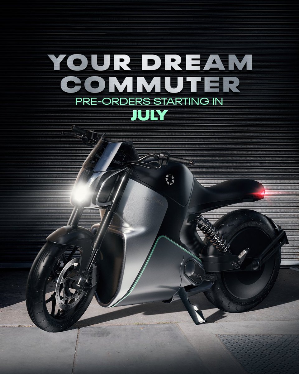Fuellmobility's tweet photo. Fllow has the luggage capacity and practicality of a large scooter, yet appears and feels like a mid-size #motorcycle. It has an urban range of 150+ miles (240+ km), and is easy to ride thanks to its simple controls and very low center of gravity.

👉 Preorders open in July. https://t.co/4A64okibCP