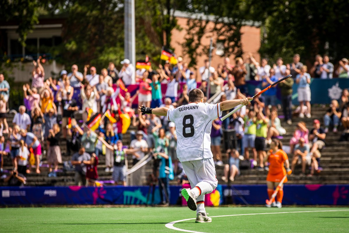 soeuropeeurasia's tweet photo. Field hockey made its mark as a demonstration sport at the Special Olympics World Games Berlin 2023, bringing joy and competition to the Hockey-Stadion at Olympiapark.

#UnbeatableTogether #ChooseToInclude

📷Ralf Kuckuck, Berlin 2023 https://t.co/Kv50BzYbJk