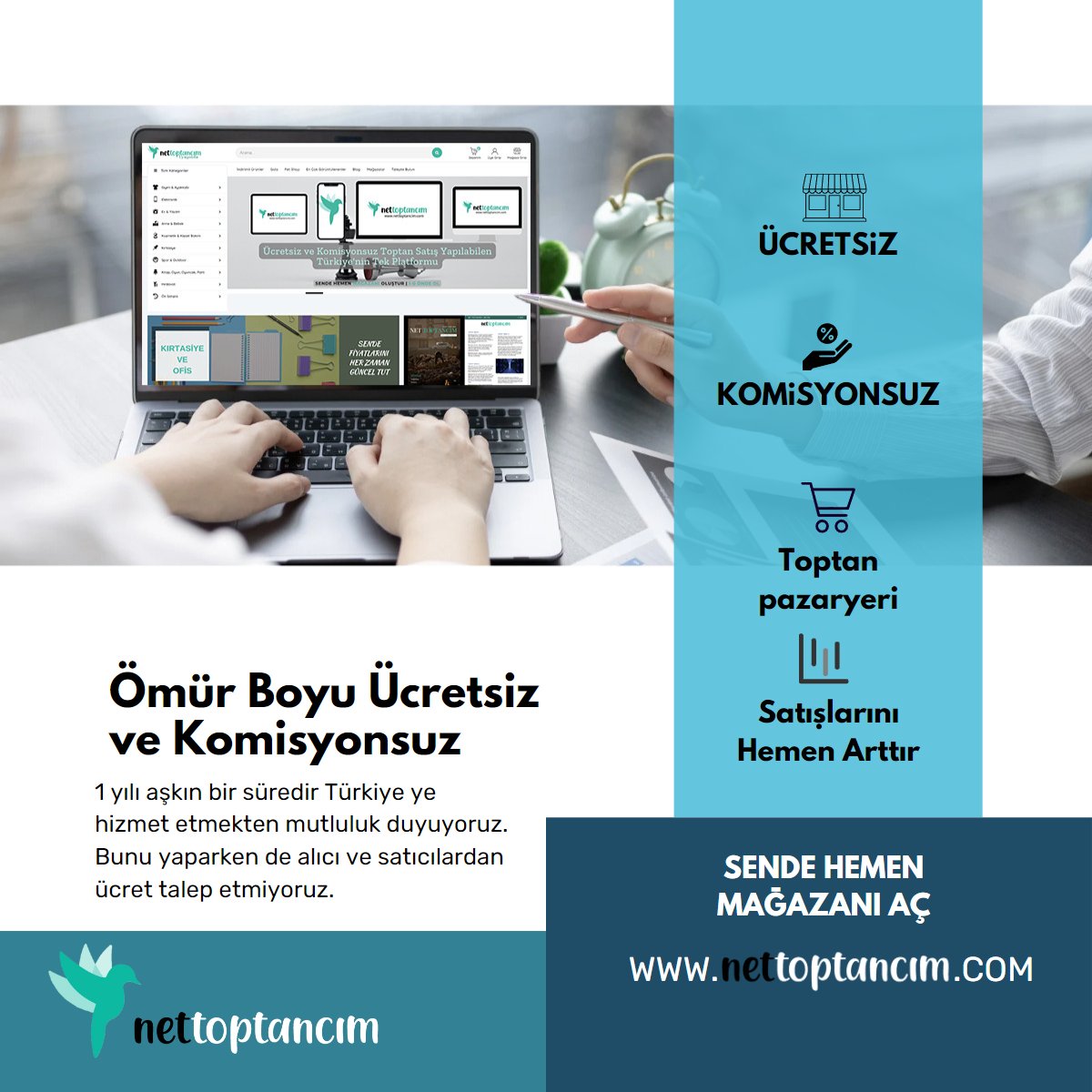 NetToptanc's tweet photo. Sende aramıza katıl. Türkiye'nin ilk komisyonsuz ve ücretsiz toptan pazaryeri https://t.co/LAntU0ImlN

#net #toptancım #nettoptancimcom #toptan #ürün #toptanpazaryeri https://t.co/KeKq1KZo2R