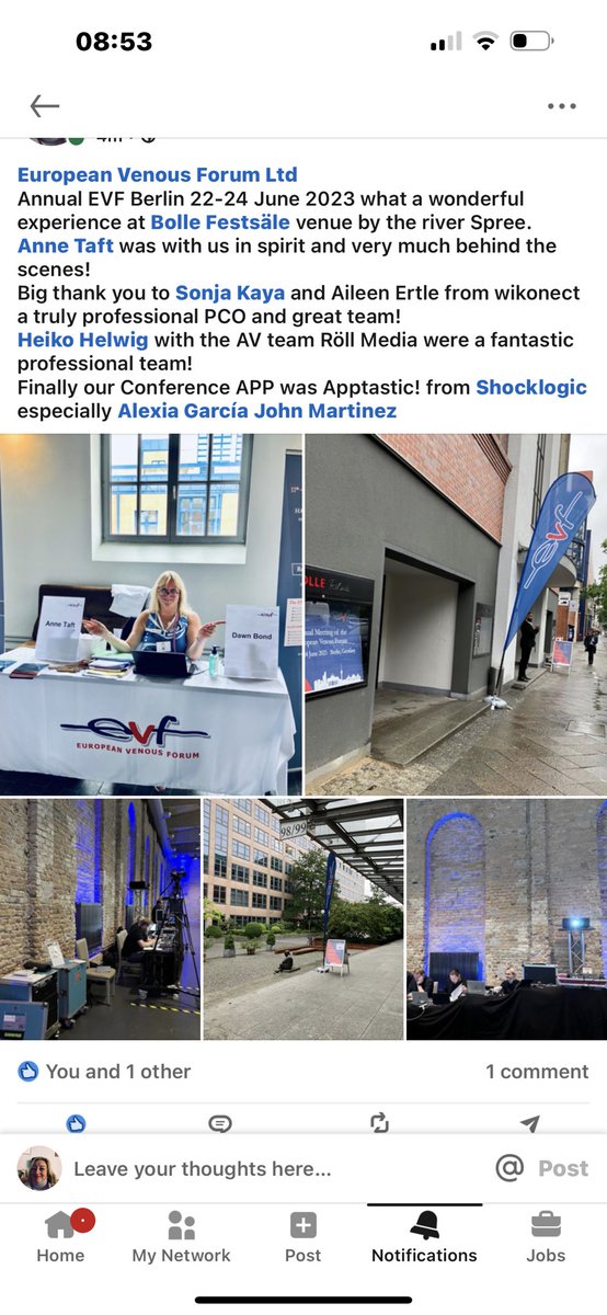 dbond2008's tweet photo. Annual #EVF Berlin 22-24 June 2023
Sonja Kaya and Aileen Ertle from #wikonect a truly professional PCO and great team!
Heiko Helwig AV team Röll Media. APP was Apptastic! from #Shocklogic especially Alexia García John Martinez
Web Desiner #VasilisKarakis at EVF!! https://t.co/ypOyWVzxSg