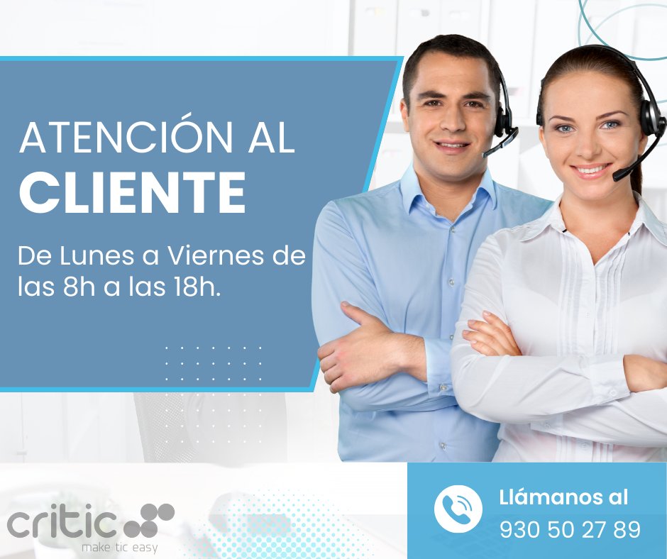 Unitia_'s tweet photo. Estem a la vostre disposició de dilluns a divendres de les 8h a les 18h. 📞

👉🏽 No dubtis en trucar al 930 50 27 89 per sol·licitar informació!

…

Estamos a vuestra disposición de lunes a viernes de las 8h a las 18h. 📞

Para más información, no dudes en llamar al 930 50 27 89! https://t.co/ZQXl1Icqco