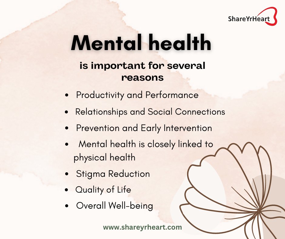 shareyrheart's tweet photo. Remember, mental health is a continuum, and everyone's experiences are unique. It's important to prioritize mental health for ourselves and support others in their mental well-being journey. 

#psychologist #mentalhealth #WhoASICSWho #RRKPKTrailer #FastrackSmart #Today https://t.co/i3e7x4kS10