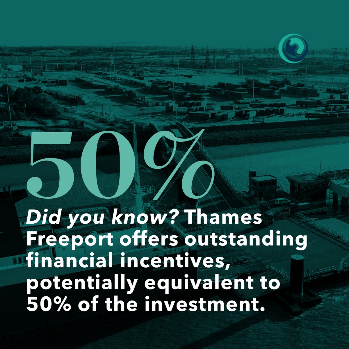 Thames Freeport offers outstanding financial incentives, potentially equivalent to 50% of the investment. These incentives make Thames Freeport an attractive proposition for businesses looking to invest and grow. #ThamesFreeport