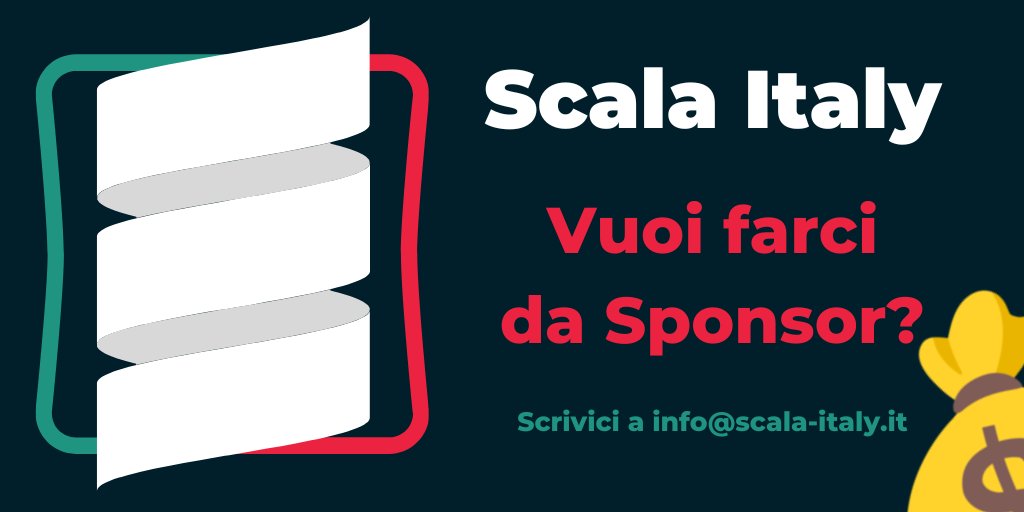 ScalaItaly's tweet image. 📢 Chiamata a tutti gli appassionati di tecnologia e leader dell'industria per #ScalaItaly 🚀🇮🇹 Siamo alla ricerca di sponsor che condividano la nostra passione per l'innovazione e vogliano sostenere la comunità Scala. Interessati a unirvi a noi? Scriveteci a info@scala-italy.it
