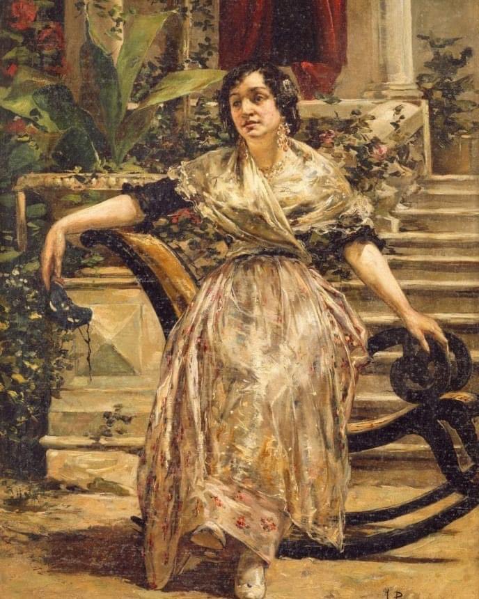 FundacionBcja's tweet photo. 🧐🎨Os presentamos la obra 'Valenciana', de #IgnacioPinazo una interesante pieza de 1899 que pertenece a la #colección de la #FundacionBancaja.  ℹ️¿Quieres saber más sobre la obra? ¿Y una curiosidad sobre su título? Léelo aquí: https://t.co/qQPNmM1w3B  #ColeccionFB #arte #pintura https://t.co/bYPAGTNAKR