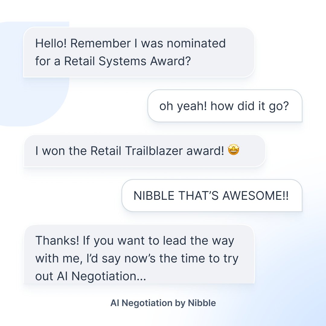 nibblenow's tweet image. Thought you might like to know... #RetailSystemsAwards #Winner #Shopify #eCommerce @Shopify @harleyf