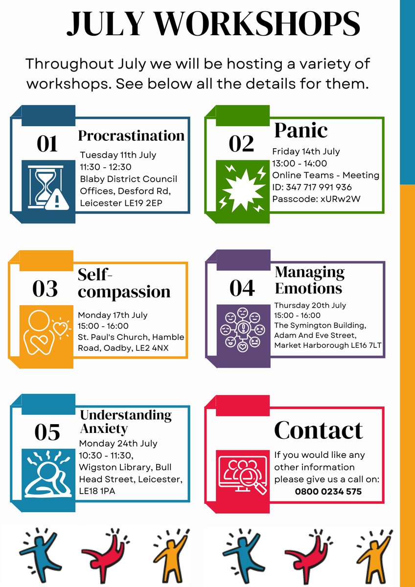 Life Links are hosting a number of mental health workshops throughout July! These are open to the general public, no booking required! We look forward to seeing you there!💚 #MentalHealthAwareness #educate #recovery #workshop #support #Wellbeing
