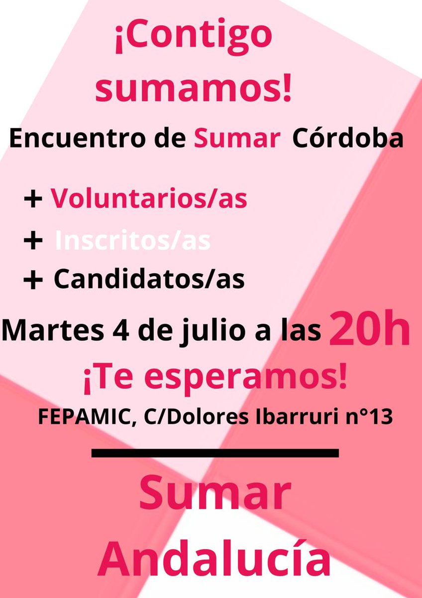 CordobaSumar's tweet photo. Te esperamos ésta tarde!!! https://t.co/aJ3jVQnScR