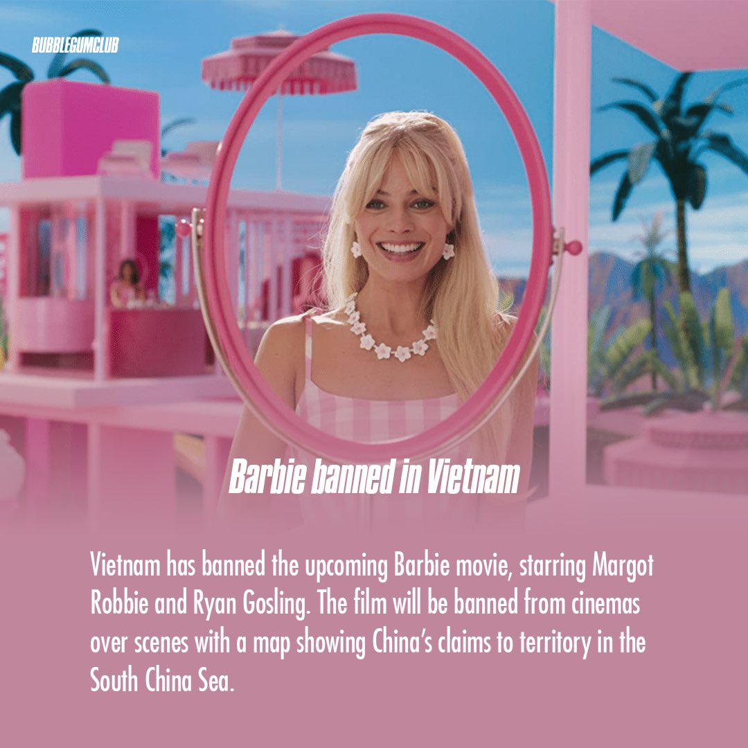 bubblegumclubbb's tweet photo. Barbie banned in Vietnam 

#BGCUpdate https://t.co/KnQcpzlebT
