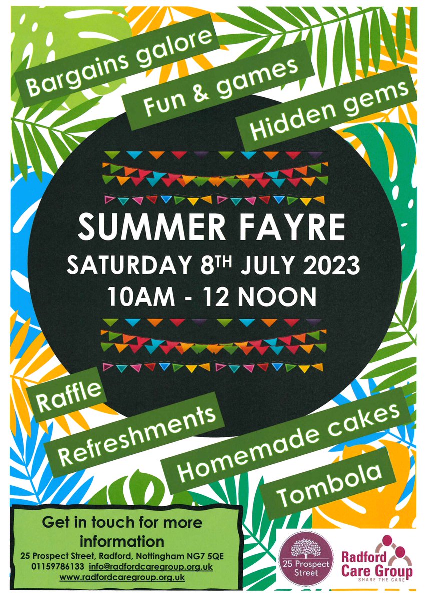 This Saturday folks - lots of lovely things to be had!  Will you be there? #fundraising #summerfayre