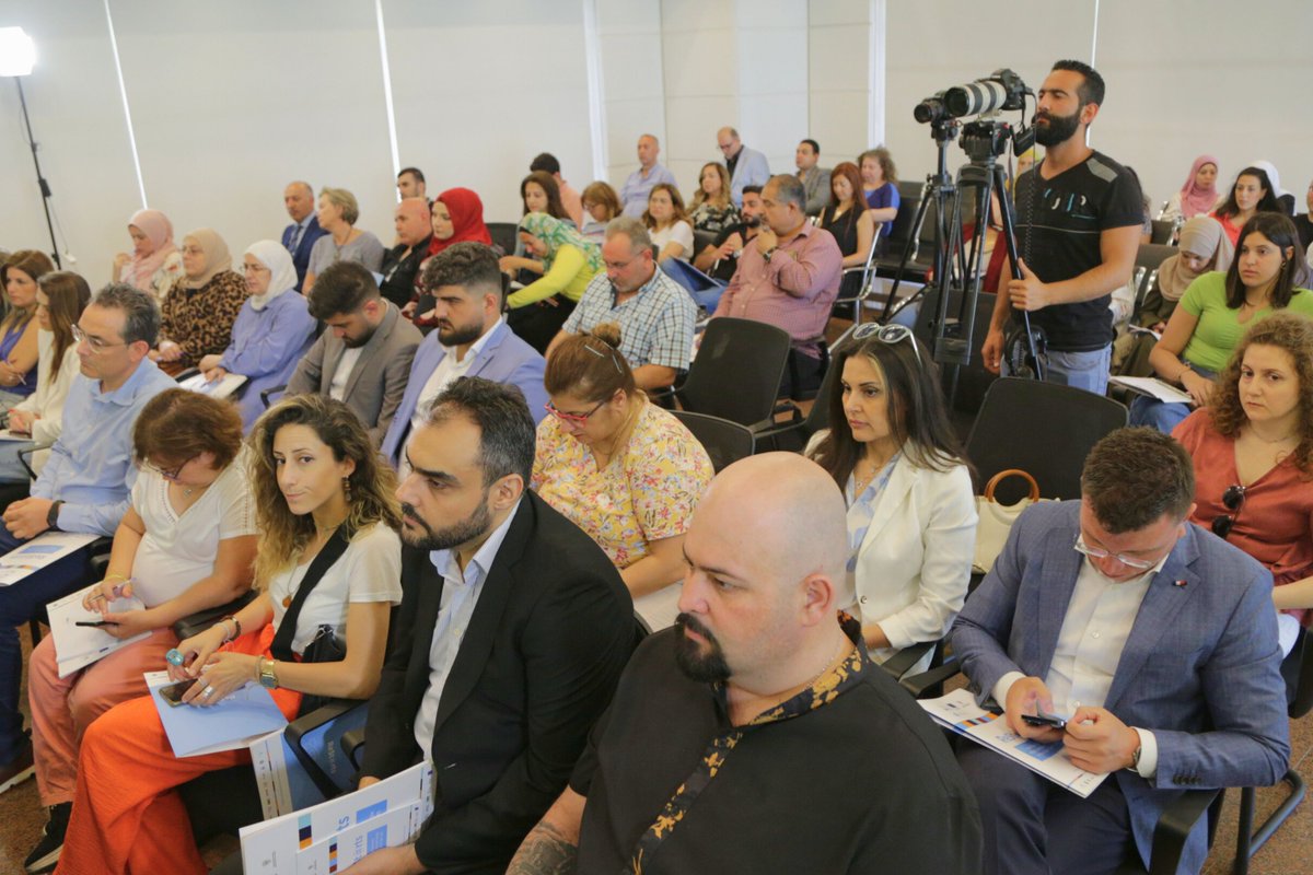 Restartsproject's tweet photo. 📢 The Information Event on June 20th in Sidon, Lebanon, held by @ChamberCCIAS presented the challenges &amp; results of the ReSt@rts project, empowering non-bankable entities with microfinance tools. Stay tuned for future updates! 
 @ENICBCMed  #AccessToFinance #GOMED #onemed https://t.co/KH99stee2k