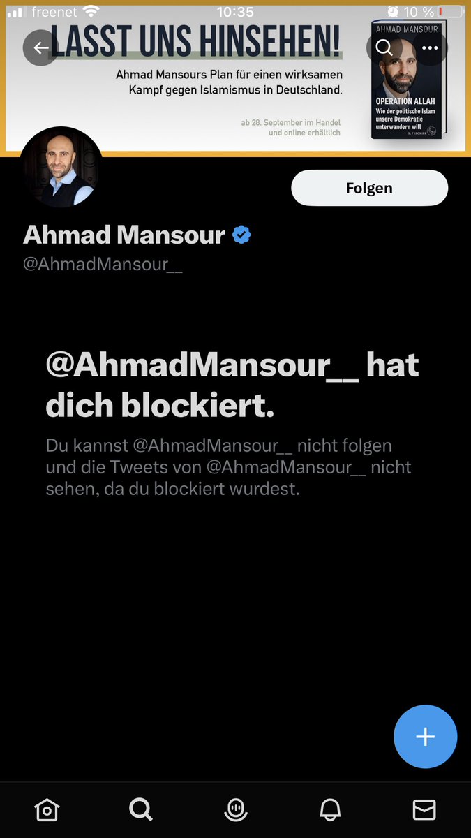 Roman03036207's tweet photo. Was ist aus seiner Diskussionsgeilheit geworden? Gibts die nur, wenn er dafür ausgestrahlt wird, Geld bekommt und das Ergebnis schon feststeht? #Mansour https://t.co/M1EeRi5hDb