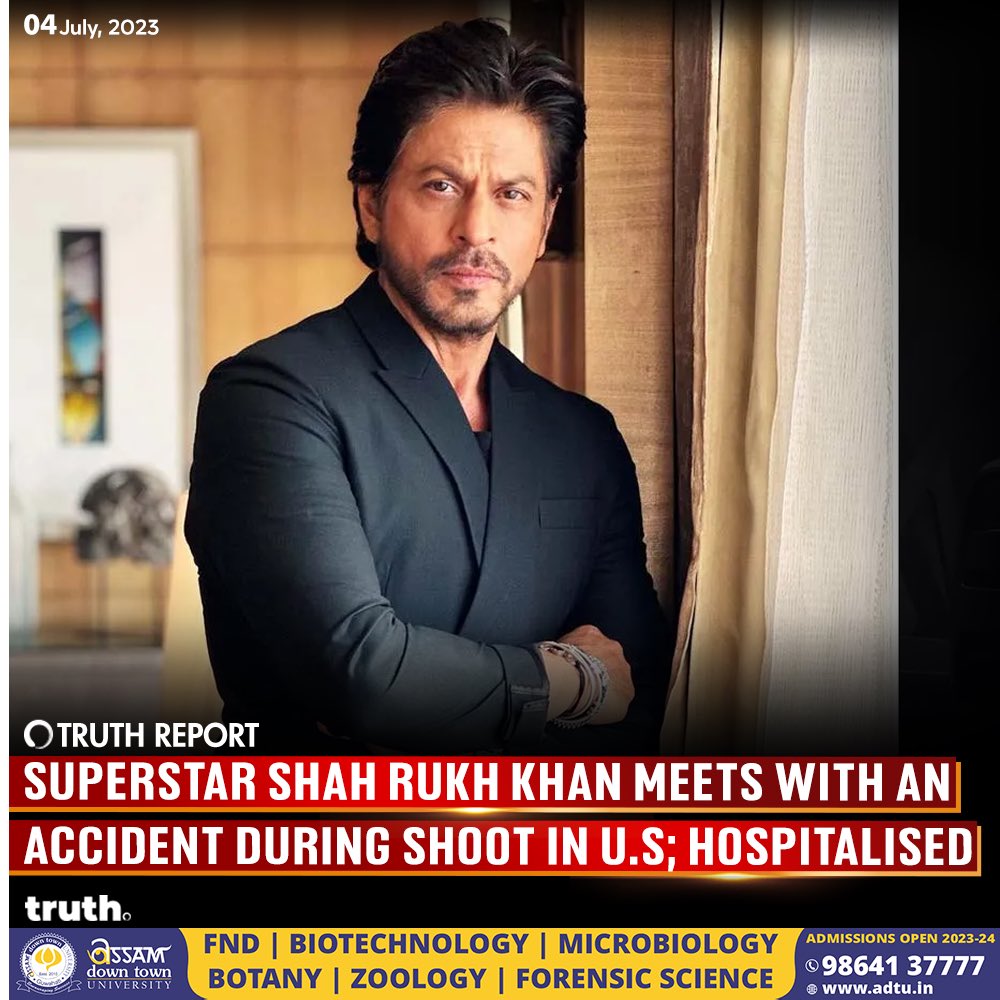 Shah Rukh Khan Meets With An Accident In Los Angeles, Undergoes Minor  Surgery