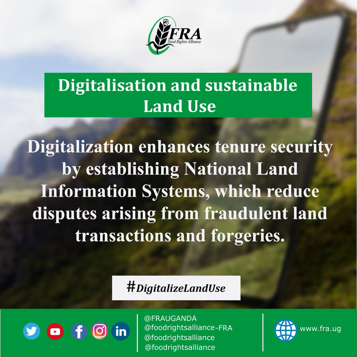 Digitalization enhances tenure security by... #DigitalizeLandUse @OxfaminUganda @giz_gmbh @OpenSociety @OSFJustice @kiraboaggie