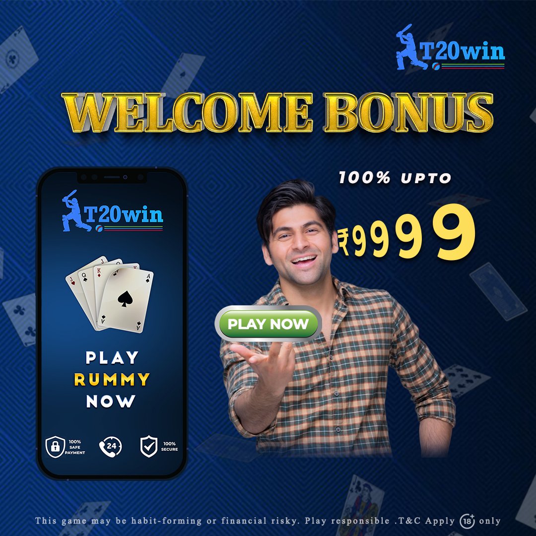 t20win's tweet photo. Calling all gaming enthusiasts! T20Win is here to take your online gaming journey to new heights. Sign up now and get an incredible welcome bonus of up to ��9999 to kickstart your gaming adventure!

Register Link: https://t.co/o2DVJO4jHI https://t.co/ftvibuk7K1