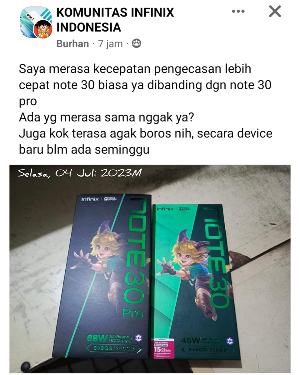 arifluqman1927's tweet image. facebook.com/groups/4011057…

HP paling di cari di tahun 2023M yaitu #infinix #infinixNOTE30 #infinixNOTE30pro di Indonesia 😎👍🏿