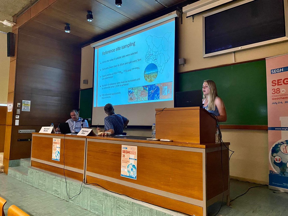 SocEGH's tweet photo. Plutonium: a novel soil erosion tracer in Eastern Africa
- Ms Sophia Dowell @BGSSophia https://t.co/k4ISoxdNPc