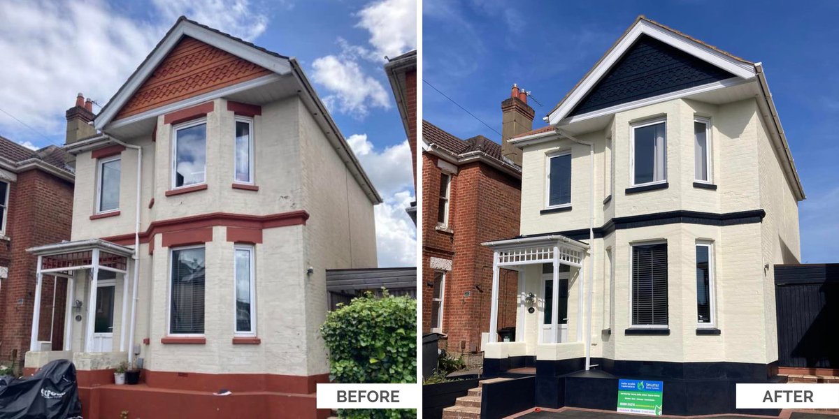 properlauk's tweet photo. A fantastic transformation from ProPERLA approved applicators Smarter Home Systems who gave this property a full top to bottom makeover with both ProPERLA wall or roof coatings applied π₯³
πΈ: Smarter Home Systems
π¨: ProPERLA Facade Coating in Cotswold Cream
#ProPERLA https://t.co/ItdxJpgbBS