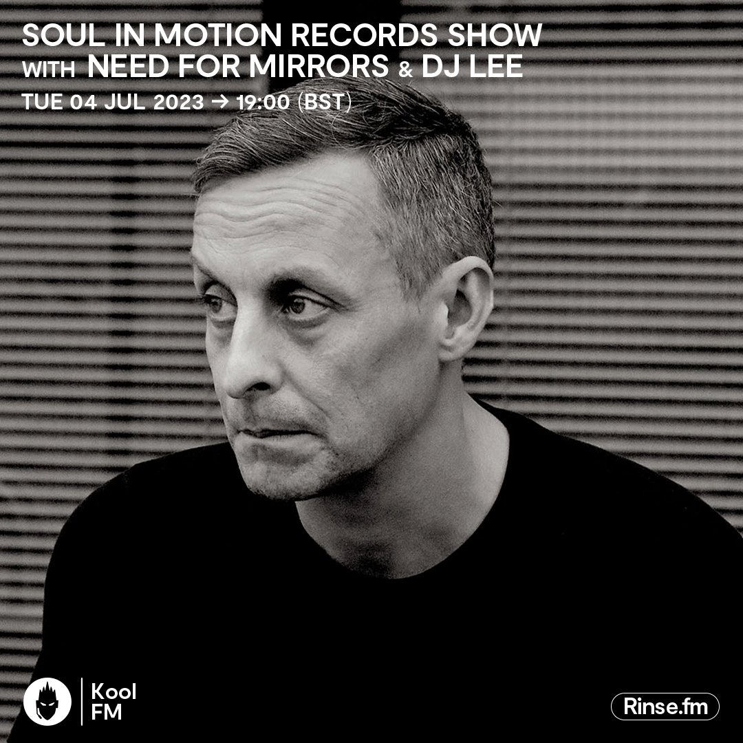LIVE: it's #SlowInMotionRadio with #NeedForMirrors &amp; #DJLee on rinse.fm 

#KoolFM