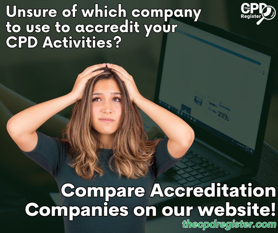 Struggling to find the Accreditation company for you? 

Our CPD Accreditation Service Provider Ranking is here to help! ✅💚

All Accreditation Service Providers will be given a ranking out of 5, allowing you to easily choose the best Accreditation company for you! ⭐️