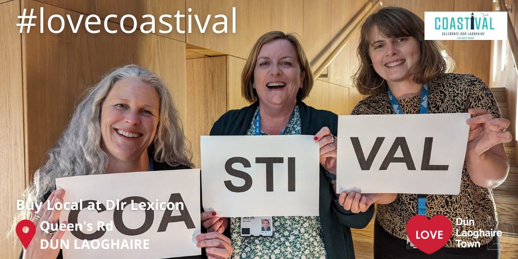 Enjoy enchanting stories and mesmerising views at @dlrLexIcon. Check out venues and support local businesses during Coastival! ow.ly/3QJ850P036K Support our business community #buylocal Have news to share? Contact eoin@digitaldunlaoghaire.ie Sup. by @bankofireland & @dlrcc