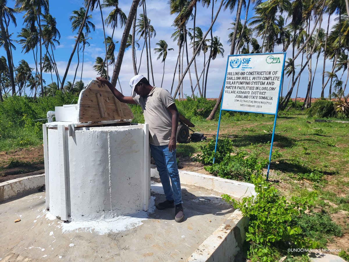 .<a href="/shf_somalia/">Somalia Humanitarian Fund</a> funding helps partners bring vital services closer to people in need!

In Kismayo, <a href="/GSASomalia/">Gurmad for Sustainable Aid</a> has constructed water &amp; sanitation infrastructure near the IDP camps. <a href="/SOLO_EastAfrica/">Somali lifeline Organization</a> conducted regular visits to rural villages, providing healthcare &amp; nutritional aid.