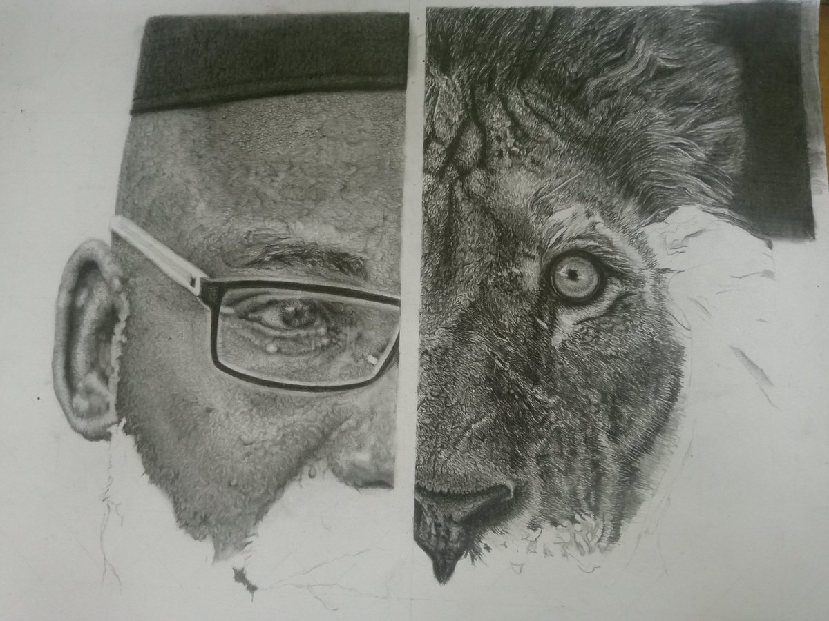 UkoChima1's tweet photo. The Lion King..💪🔥Still adding some lines and shades.. https://t.co/icbVoW4XBx