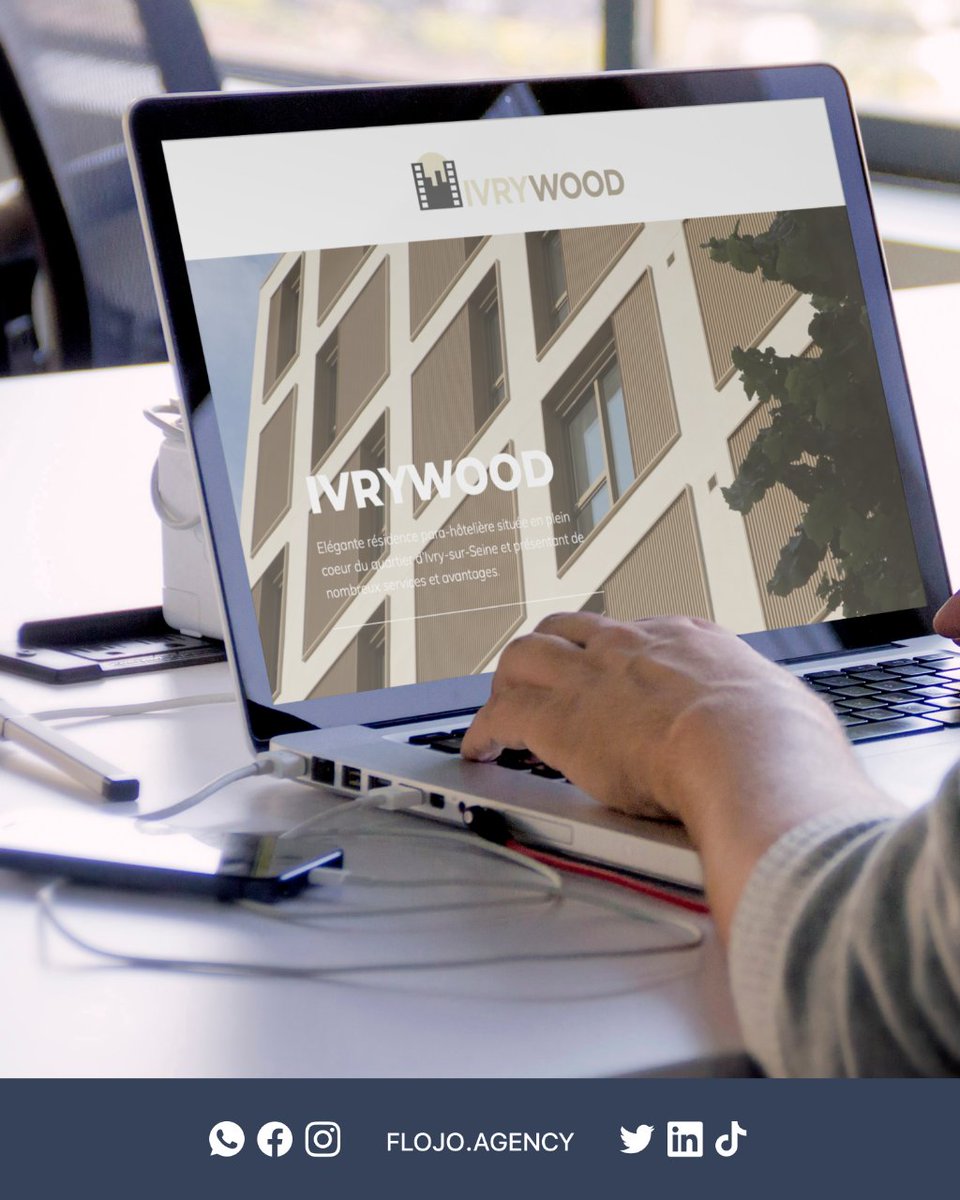 Studjoow's tweet photo. Bienvenue dans l'univers d'#IvryWood, une élégante résidence para-hôtelière située en plein cœur du quartier d'Ivry-sur-Seine. Nous sommes fiers d'avoir créé le #site #web, le #logo et l'#identité #graphique de cette adresse prestigieuse. #Agency #Marketing #Communication https://t.co/1m5SzZX2mO