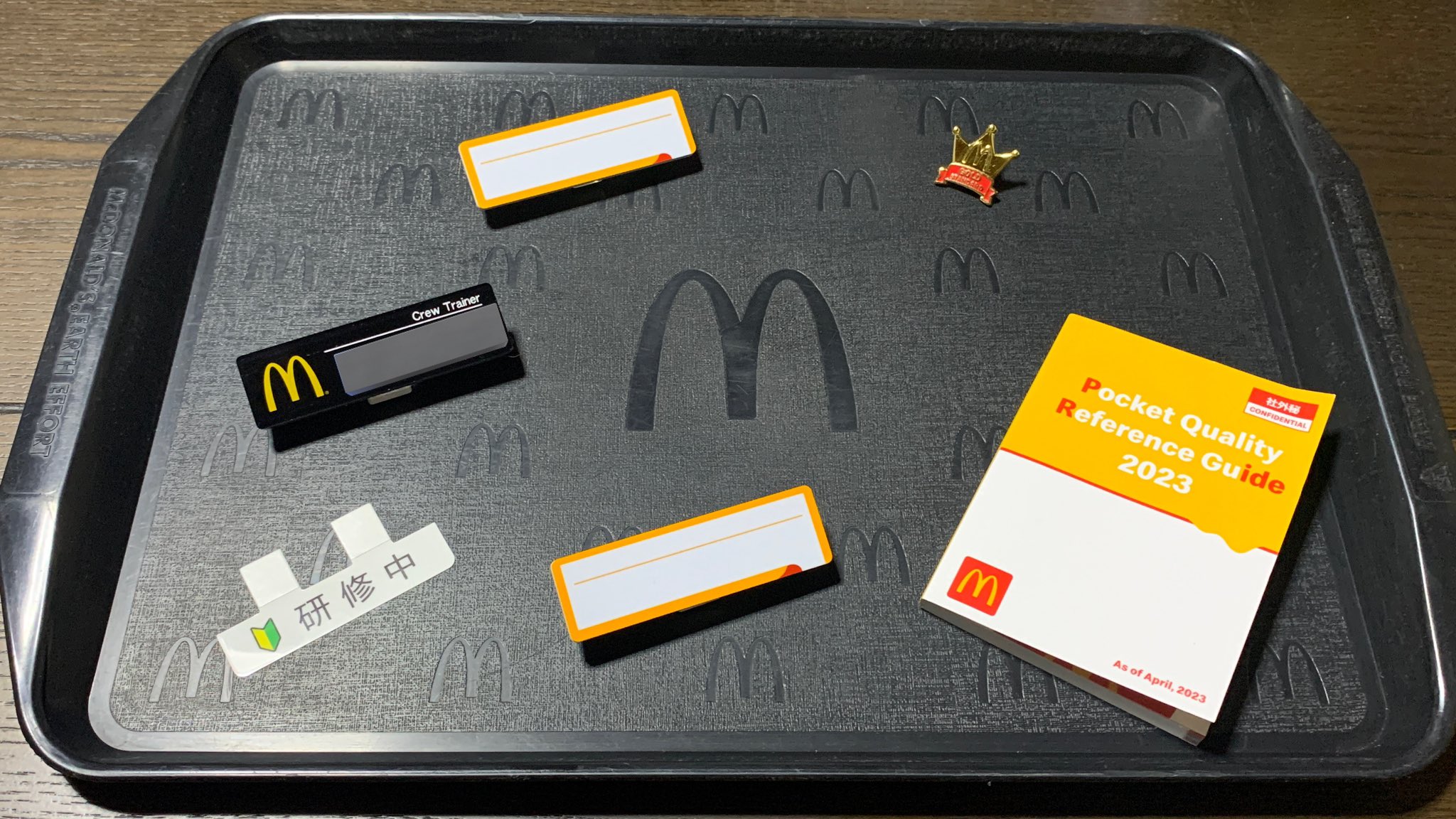 マクドナルド - マクドナルド　トレーナー　名札　現行 1816348720.jpg?1676077501
