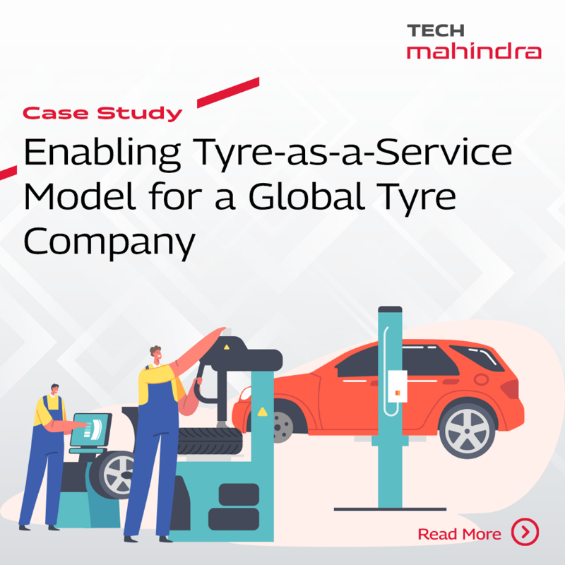 tech_mahindra's tweet photo. Tyre-as-a-Service is an innovative solution for a hassle-free & cost-effective approach to #tyre management
Here's how @Tech_Mahindra helped a global tyre company implement it in a subscription model to enhance #customerexperience: https://t.co/Vxxz2Op3le
#DigitALLScape #NxtNow
