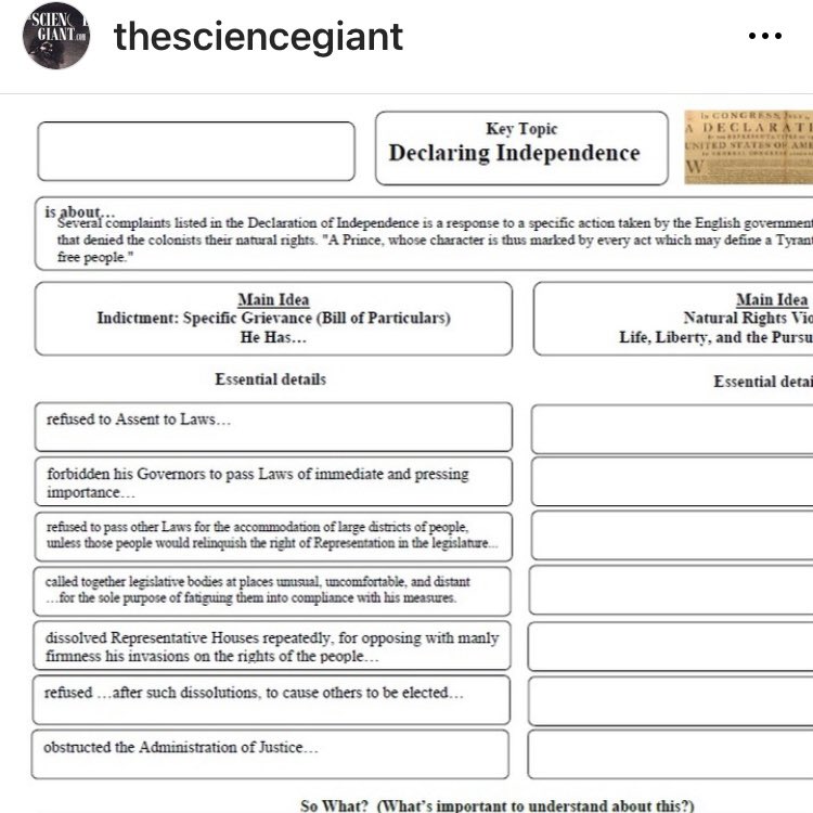 TheScienceGiant's tweet photo. This product includes both the completed strategic instruction, and the student guide blanked except for vocabulary, scaffolding questions, and graphics already filled in. It includes worksheets and recommended video for review. And it's in Microsoft Word .doc so Ts can customize https://t.co/xgfle5IaLU